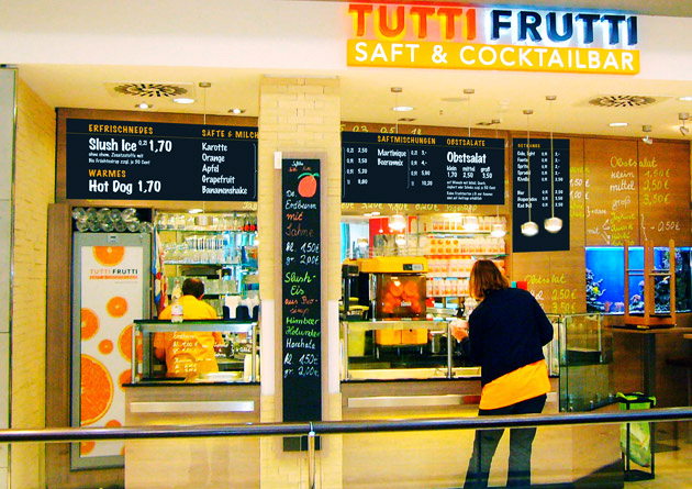 Tutti Frutti Ladendesign