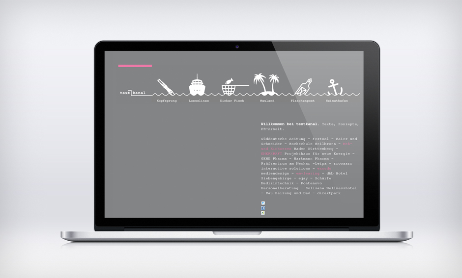 Textkanal Website